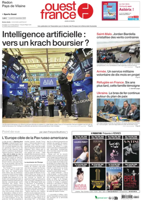 Cover of Ouest France (Redon / Pays de Vilaine)