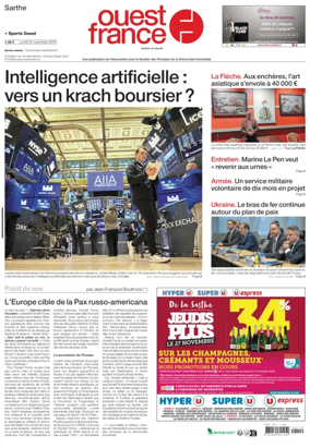 Cover of Ouest France (Sarthe)