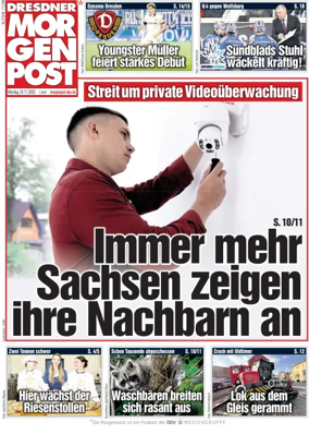 Cover of Dresdner Morgenpost