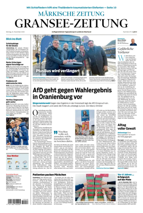 Cover of Gransee-Zeitung