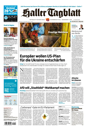 Cover of Haller Tagblatt