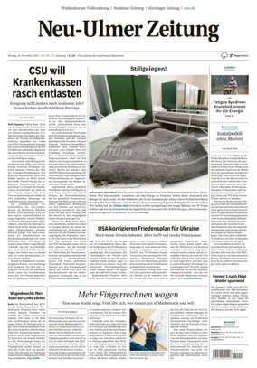 Cover of Neu-Ulmer Zeitung