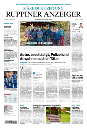 Cover of Ruppiner Anzeiger