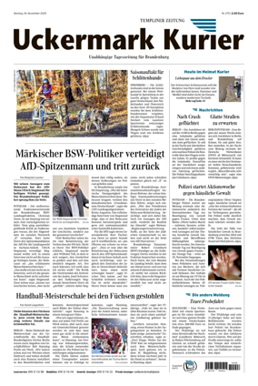 Cover of Templiner Zeitung
