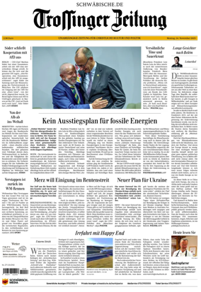 Cover of Trossinger Zeitung