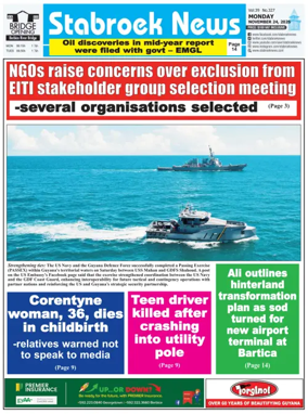 Cover of Stabroek News
