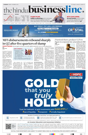 Cover of BusinessLine (Hyderabad)