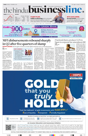 Cover of BusinessLine (Mumbai)