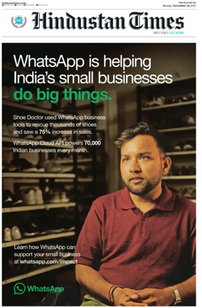 Cover of Hindustan Times (Delhi)
