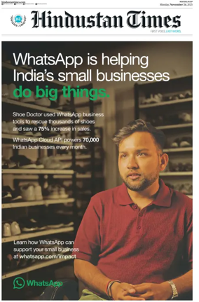 Cover of Hindustan Times (West UP)