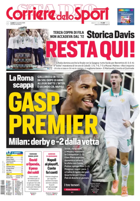 Cover of Corriere dello Sport