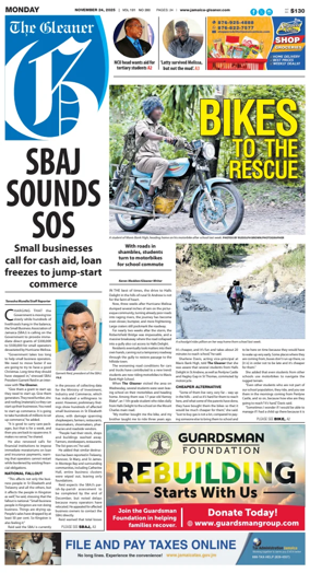 Cover of Jamaica Gleaner