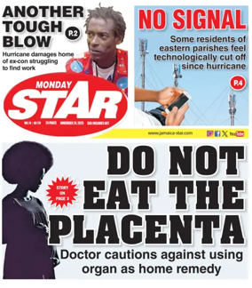 Cover of The Star (Jamaica)