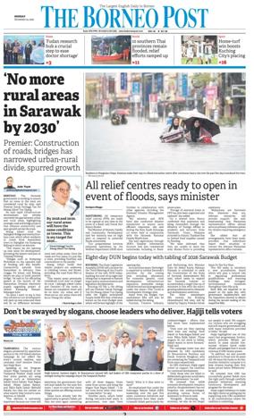 Cover of The Borneo Post