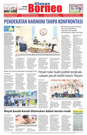 Cover of Utusan Borneo (Sabah)