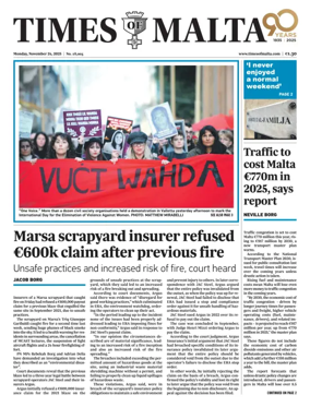 Cover of Times of Malta