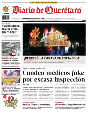 Cover of Diario de Queretaro