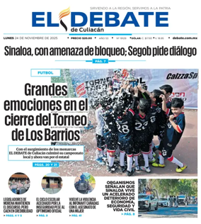 Cover of El Debate de Culiacán