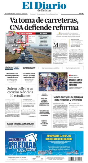 Cover of El Diario de Delicias