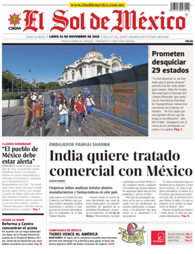 Cover of El Sol de Mexico