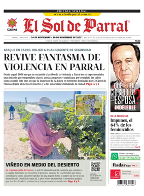 Cover of El Sol de Parral