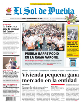 Cover of El Sol de Puebla