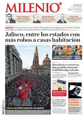 Cover of Milenio Jalisco