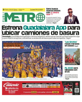Cover of Publimetro Guadalajara