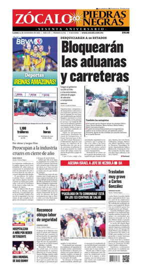 Cover of Zócalo Piedras Negras