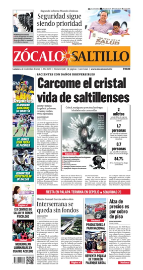 Cover of Zócalo Saltillo