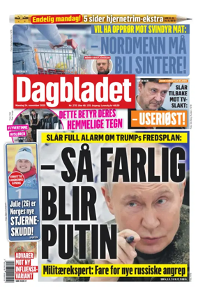 Cover of Dagbladet