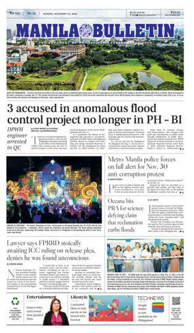 Cover of Manila Bulletin