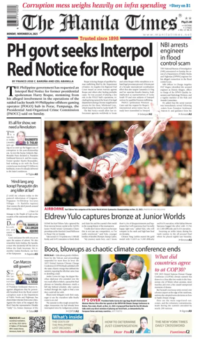 Cover of Manila Times