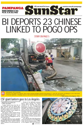 Cover of Sun.Star Pampanga