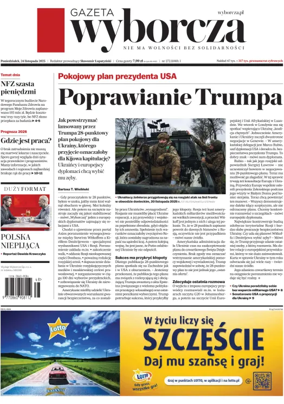 Cover of Gazeta Wyborcza