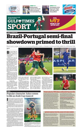 Cover of Gulf Times Sport