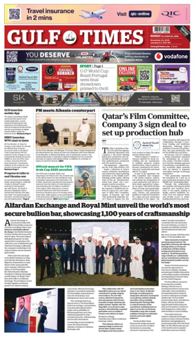 Cover of Gulf Times