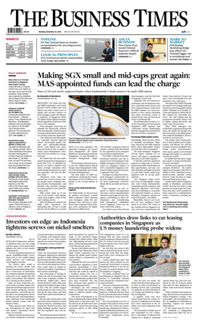 Cover of The Business Times