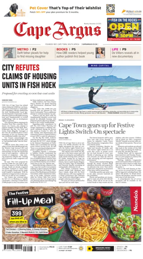 Cover of Cape Argus