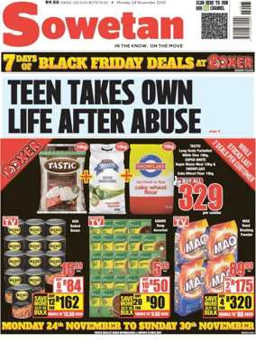 Cover of Sowetan
