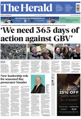 Cover of The Herald (South Africa)