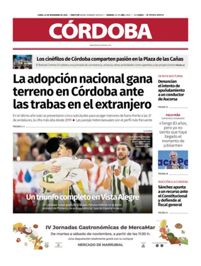 Cover of Diario Córdoba