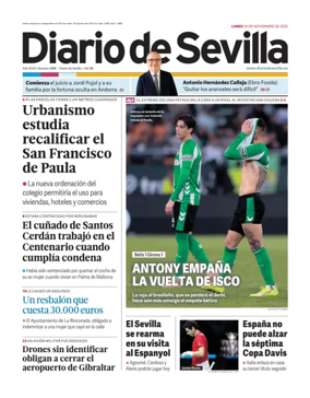 Cover of Diario de Sevilla
