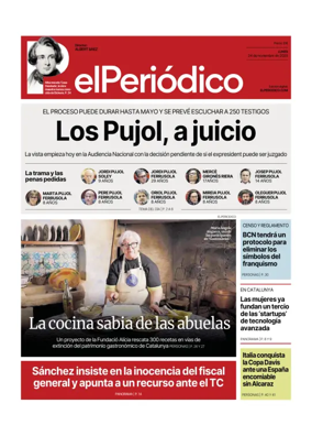 Cover of El Periódico de Catalunya (Castellano)