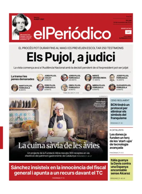 Cover of El Periódico de Catalunya (Català)