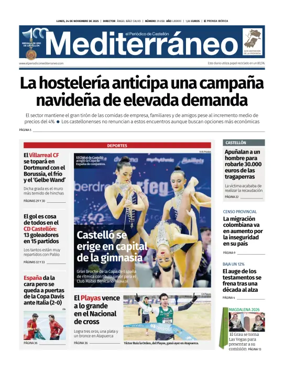 Cover of El Periódico Mediterráneo
