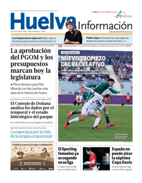 Cover of Huelva Informacion