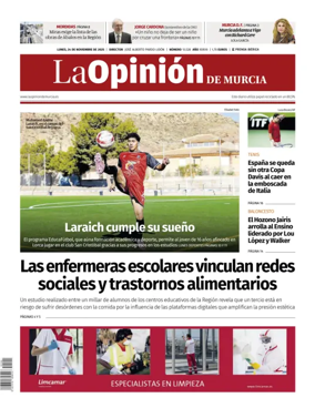 Cover of La Opinión de Murcia