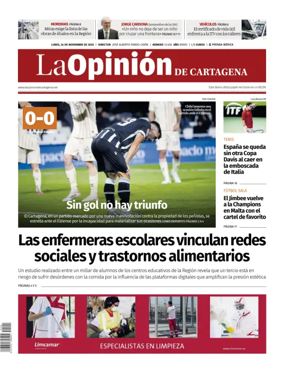 Cover of La Opinion de Murcia (Cartagena)
