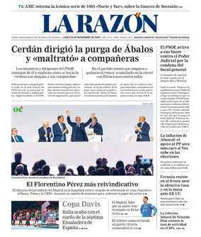 Cover of La Razon (Levante)
